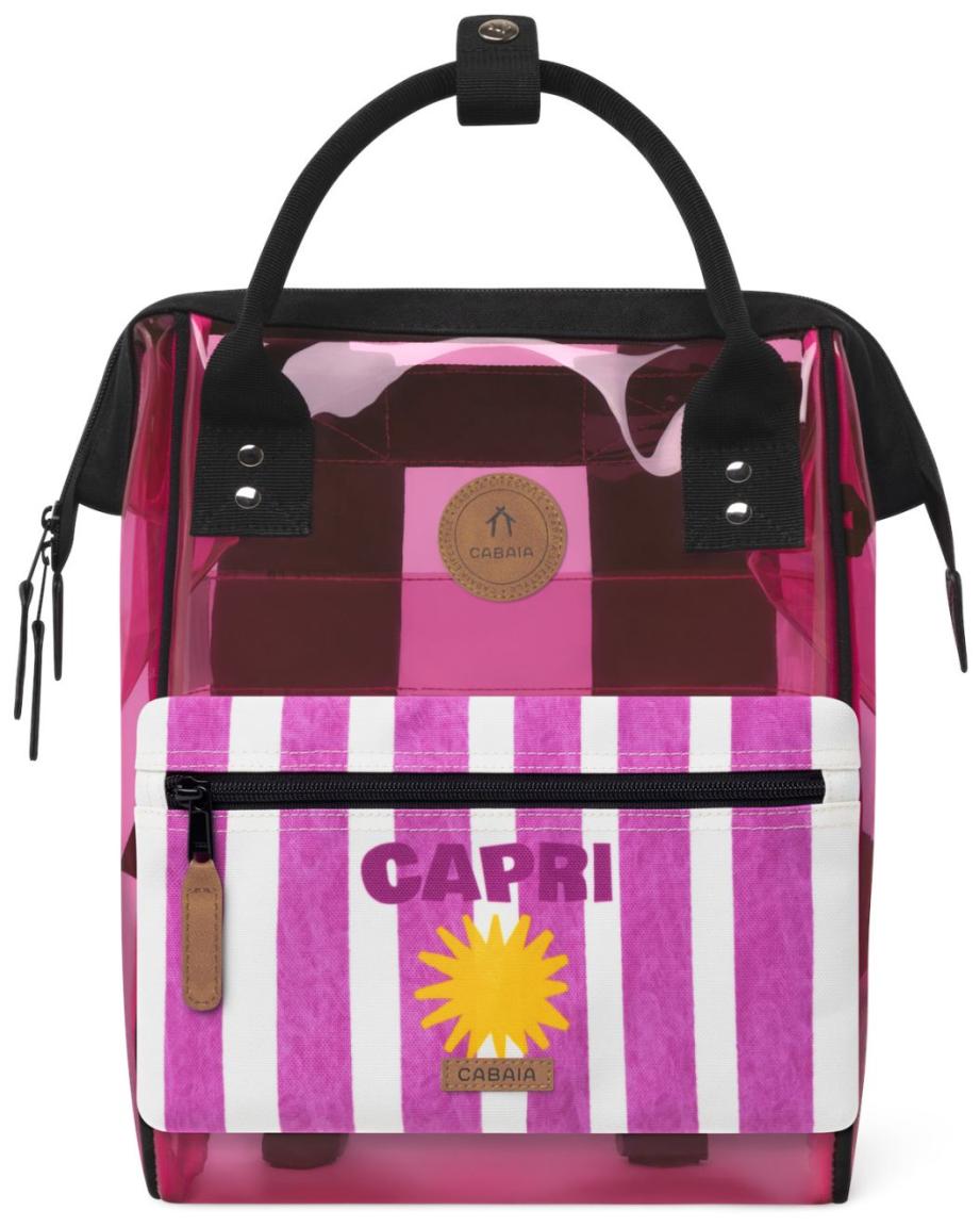 Cabaia Adventurer Small Sorrento Rucksack transparent Pink