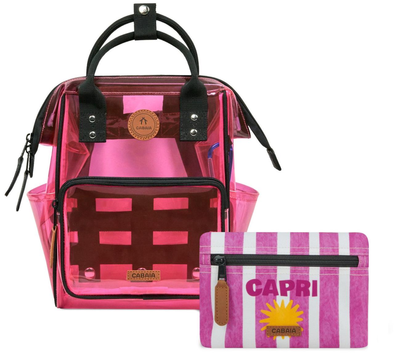 Cabaia Adventurer XSmall Sorrento Rucksack transparent Pink