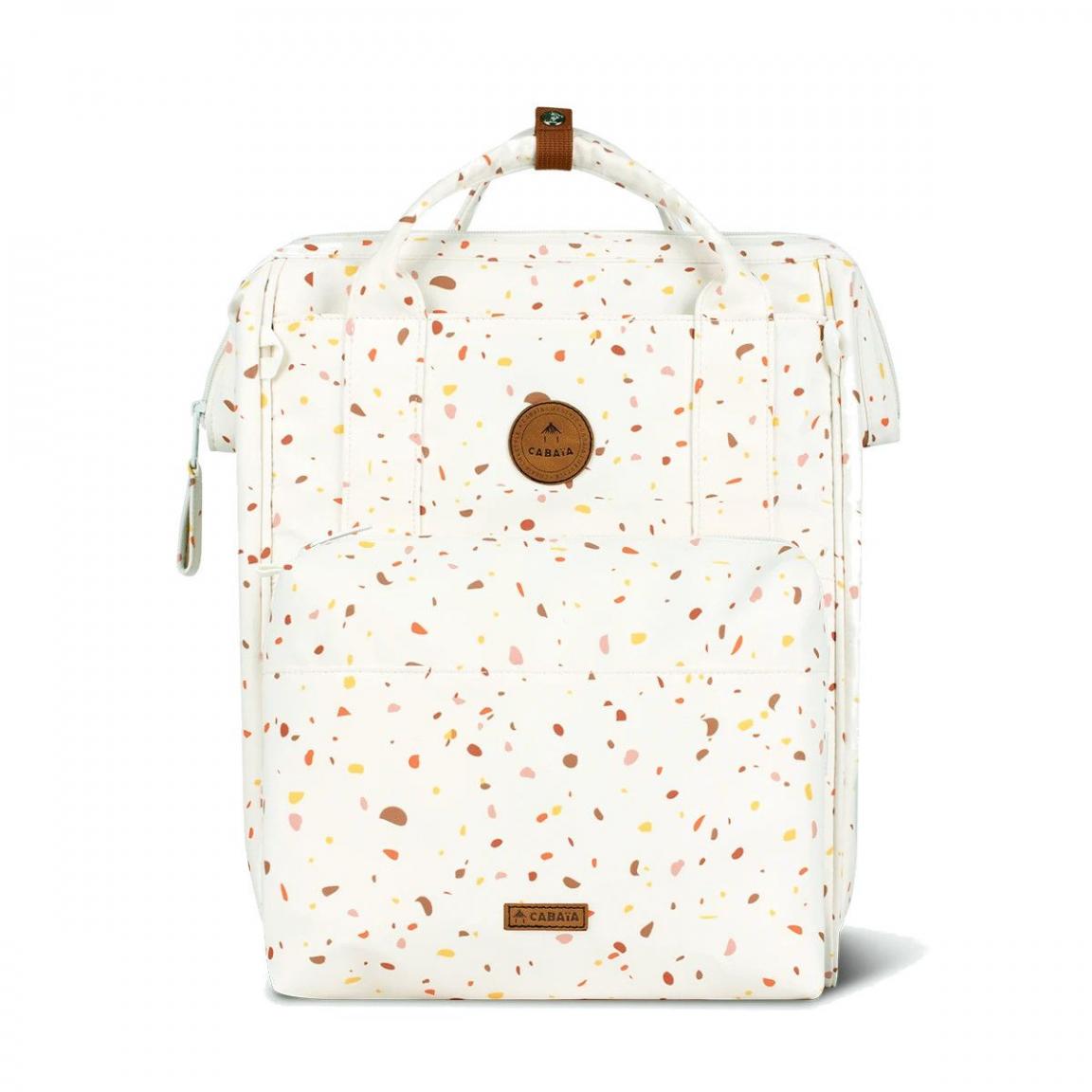 Cabaia Baby Bag Willeman Cream and Confetti hell gemustert