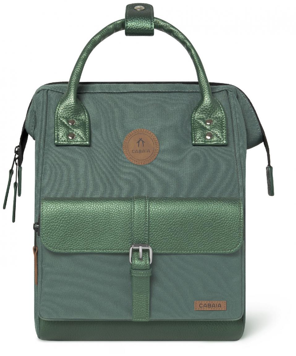 Cabaia Backpack Adventurer Small Leon dunkelgrün metallic