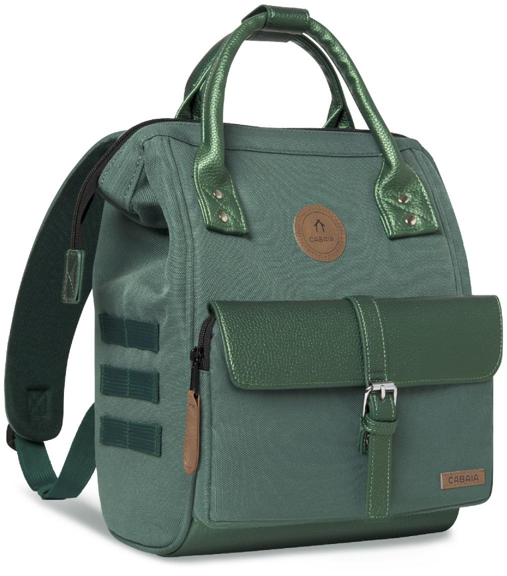 Cabaia Backpack Adventurer Small Leon dunkelgrün metallic