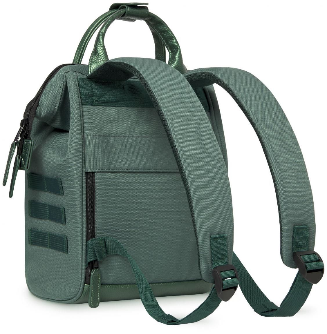 Cabaia Backpack Adventurer Small Leon dunkelgrün metallic