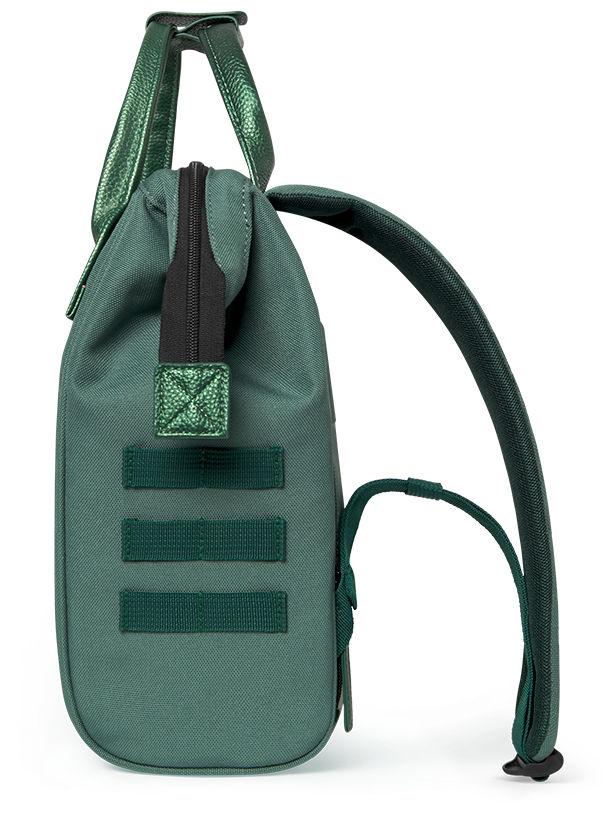 Cabaia Backpack Adventurer Small Leon dunkelgrün metallic