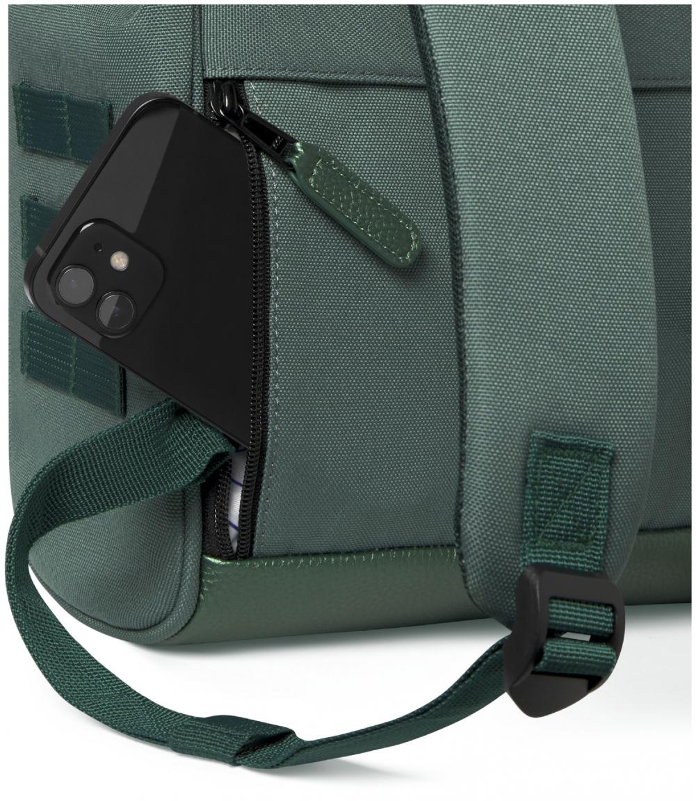 Cabaia Backpack Adventurer Small Leon dunkelgrün metallic