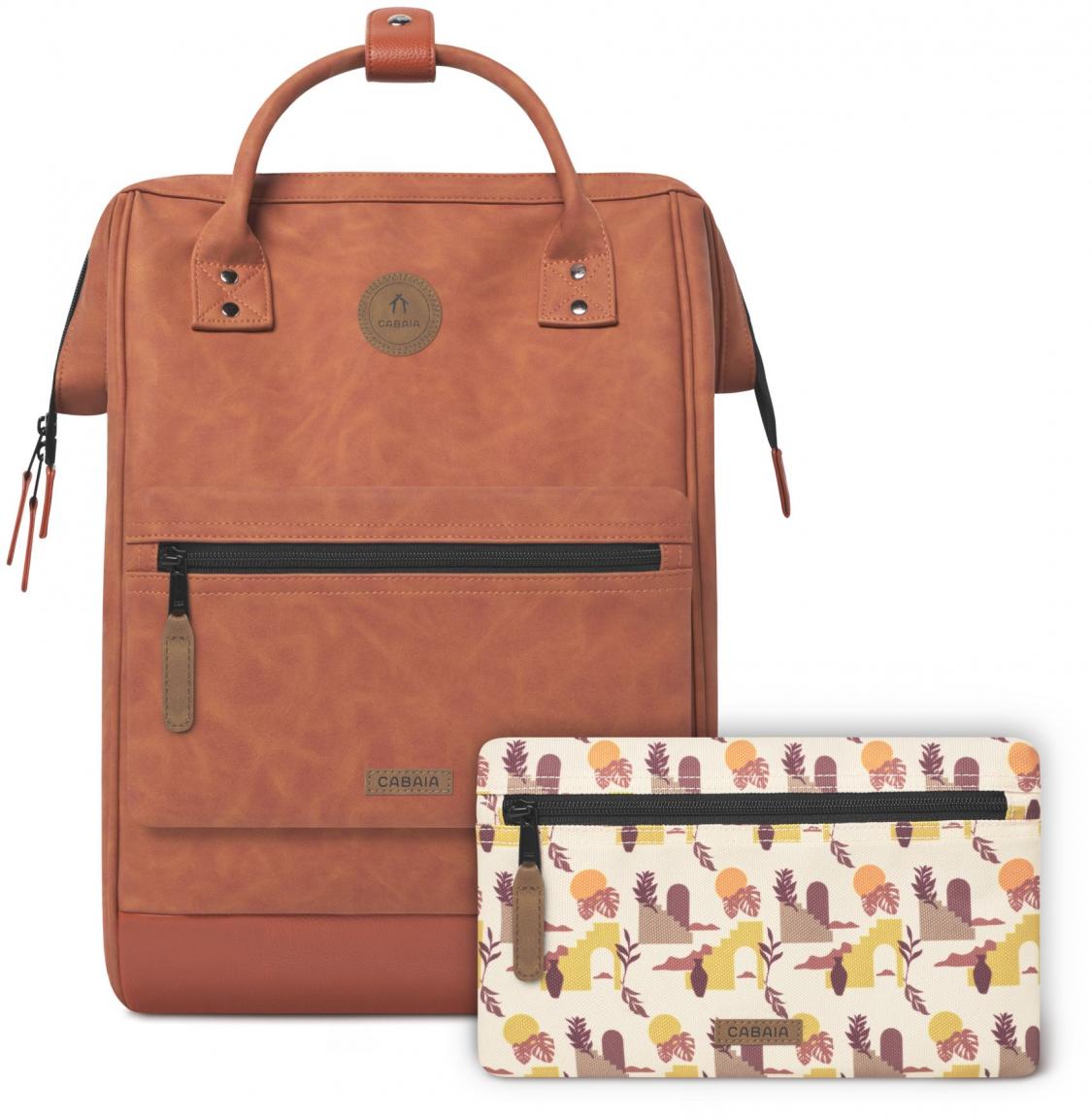Cabaia Backpack Tanta orange Freizeit wasserabweisend Wechselfront terracotta