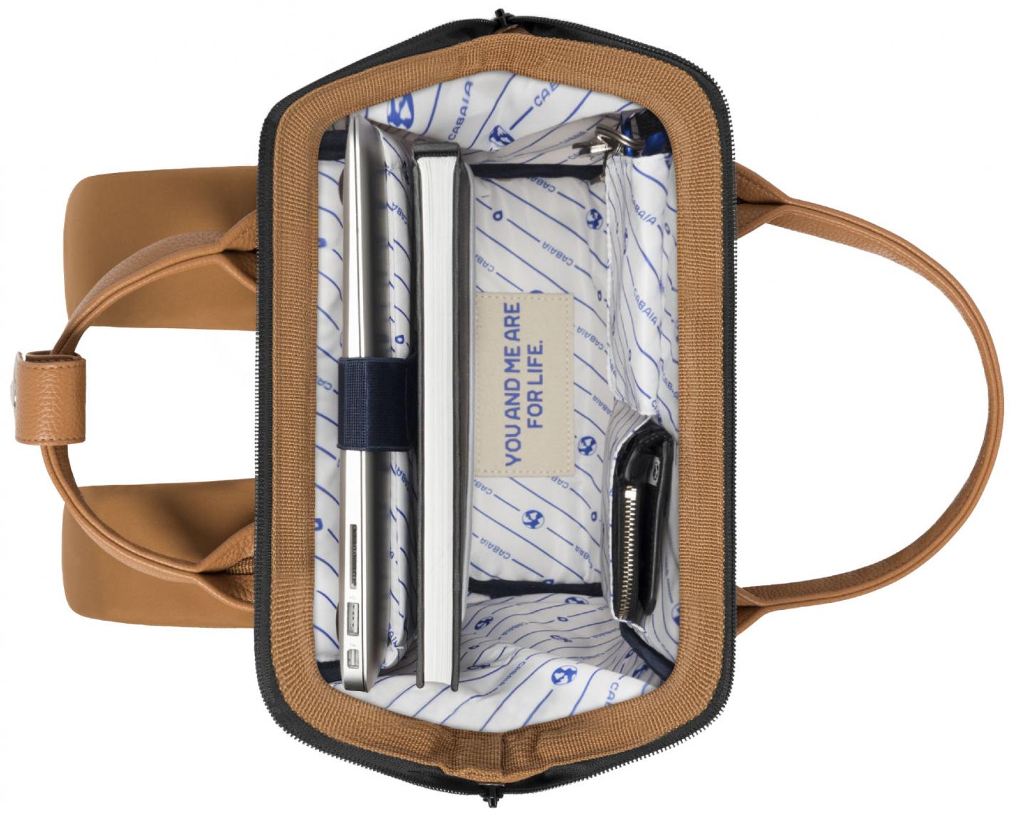 Cabaia Backpack himmelblau Adventurer Small Saint Pierre samtig