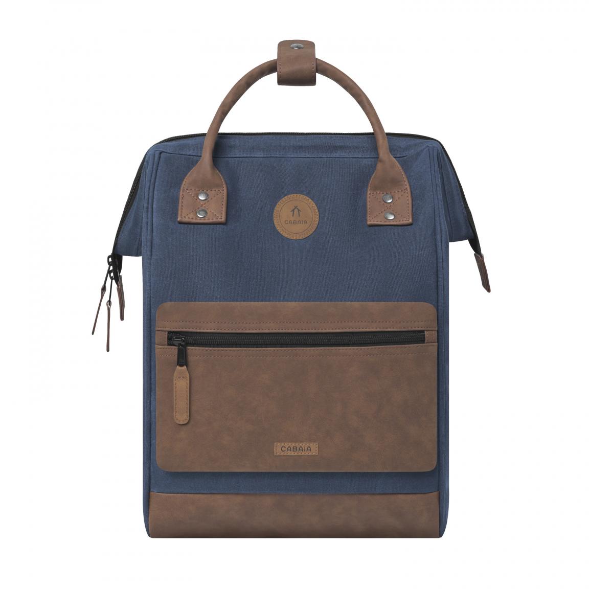 Cabaia Canvas Herrenrucksack Navy Adventurer Medium Patina