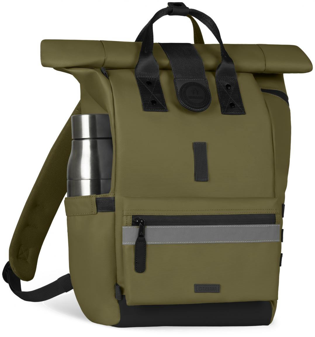 Cabaia Explorer Medium Grenoble olivgrün Wanderrucksack Rolltop