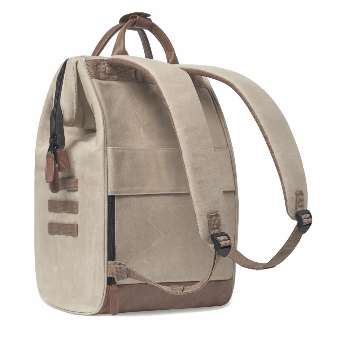 Cabaia Herrenrucksack nostalgisch Adventurer Large Rabat Camel