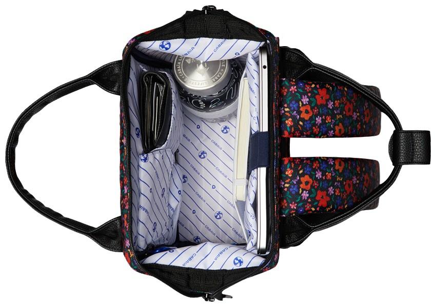 Cabaia Mädchenrucksack Blumenprint Maupiti Adventurer Small