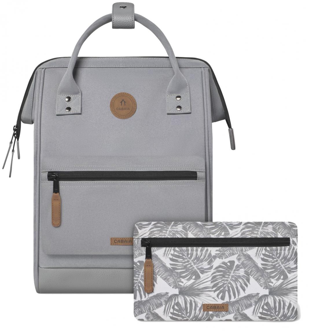 Cabaia Medium Backpack Adventurer Medium Poitiers Grey vegan