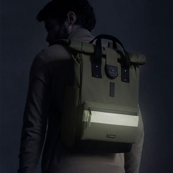Cabaia Medium Explorer Wanderrucksack Kaki Rolltop Grenoble