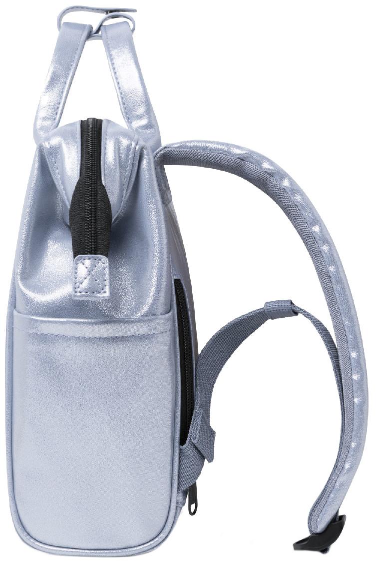 Cabaia Metallicrucksack XSmall silver Fiji Adventurer Kinder schillernd