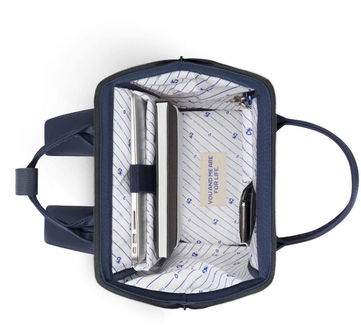 Cabaia Nara dunkelblau Medium Nylonrucksack Adventurer Wechselpouch