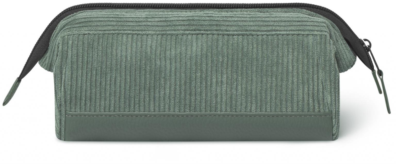 Cabaia Pencil Case Niagara dunkelgrün Cordsamt