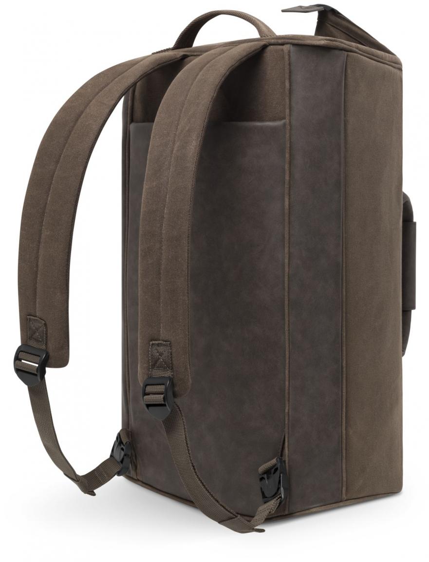 Cabaia Reisetasche Soyo Canvas braun Schuhfach Fronttasche