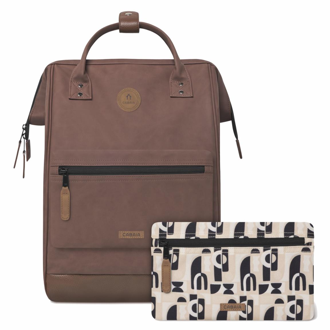 Cabaia Rucksack beschichtet Adventurer Large Carcassonne Brown