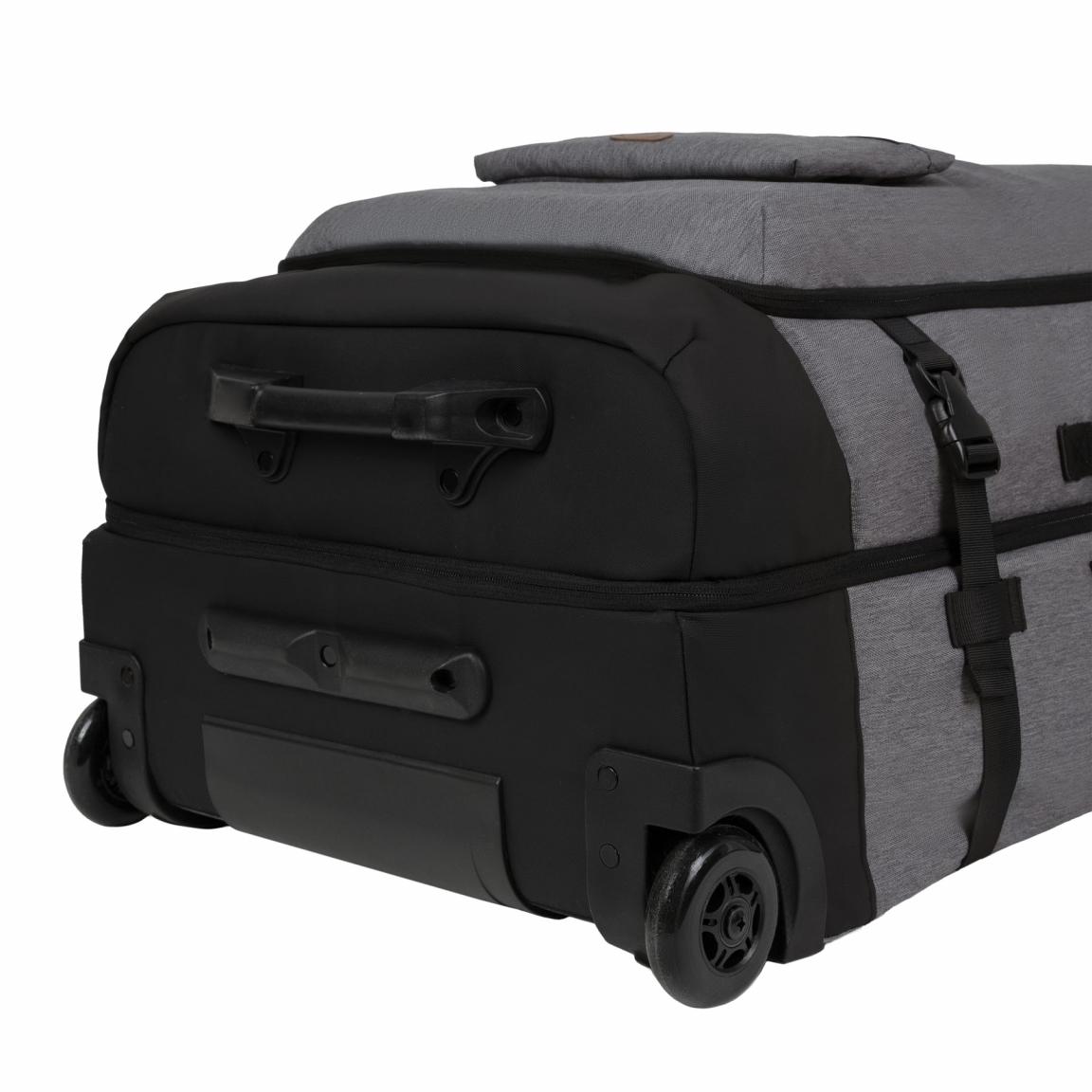Cabaia Trolleytasche mit 2 Räder Getaria Soft Case Large Heather Grey vegan