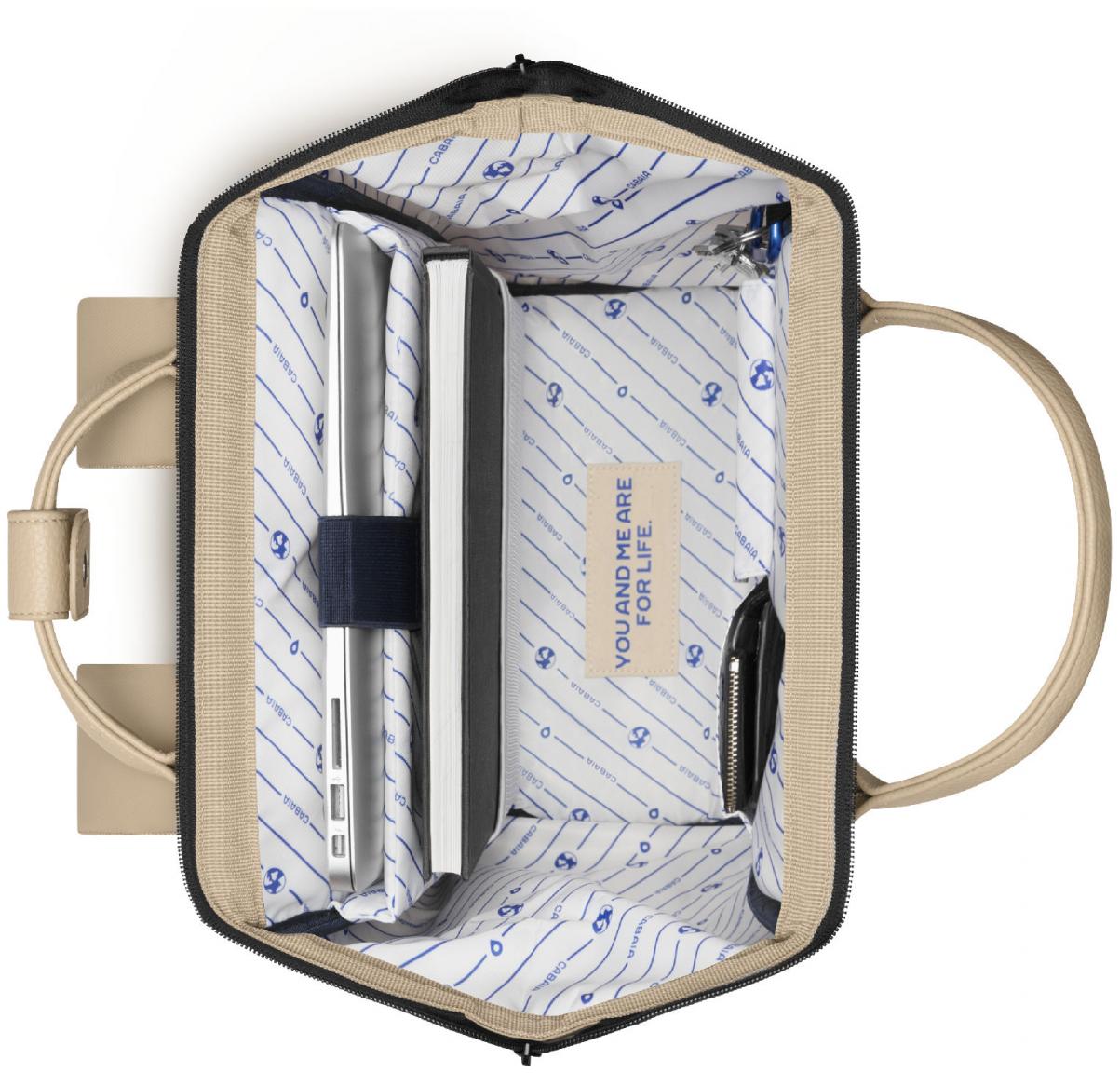 Cabaia beige Fortaleza Adventurer Outdoorrucksack wasserabweisend