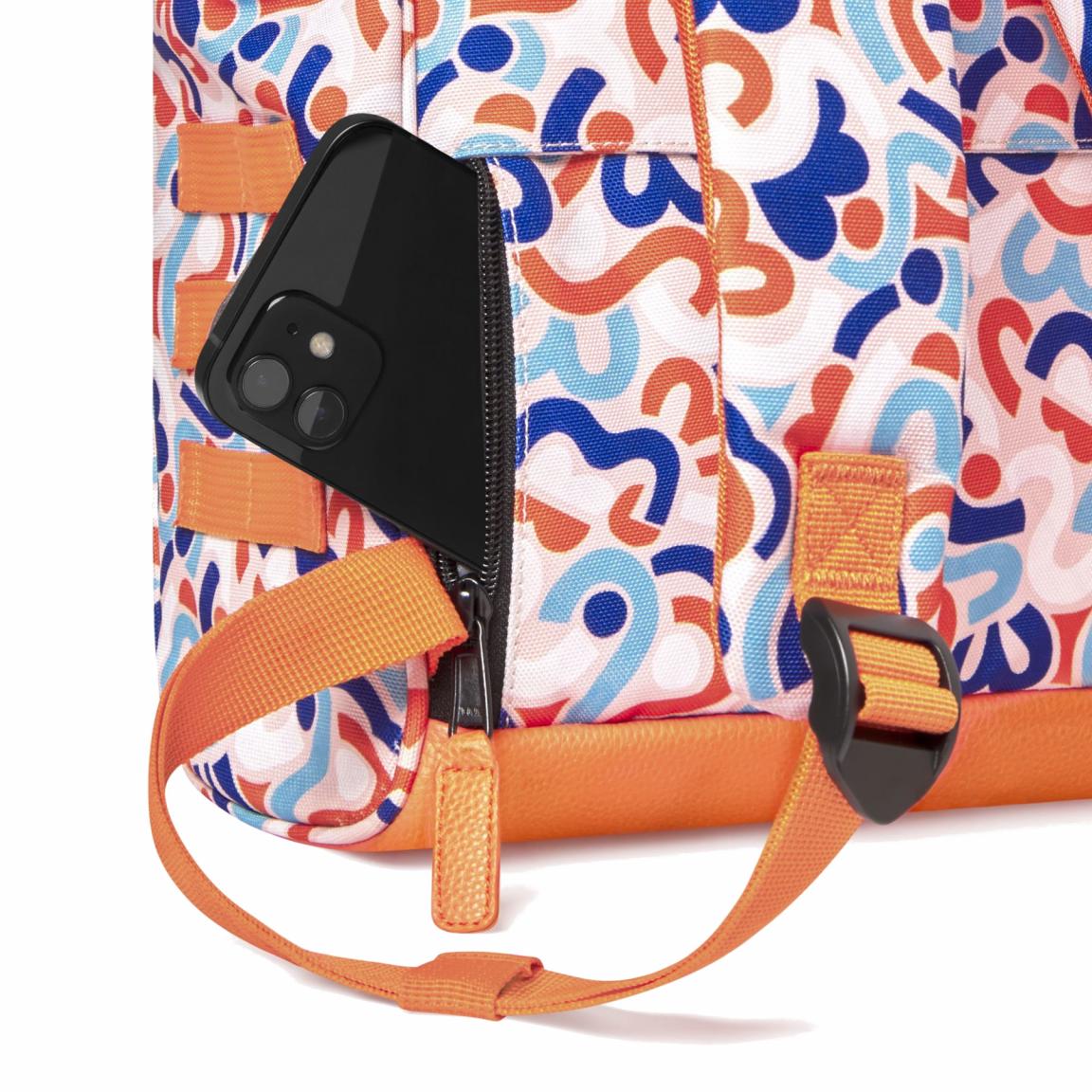 Cabaia farbreicher Rucksack Adventurer Small HOI AN Orange