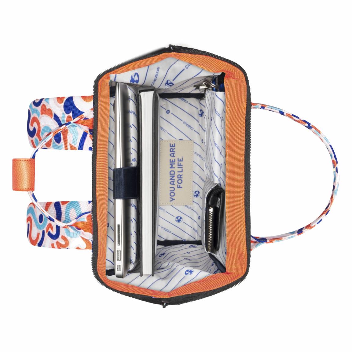 Cabaia farbreicher Rucksack Adventurer Small HOI AN Orange