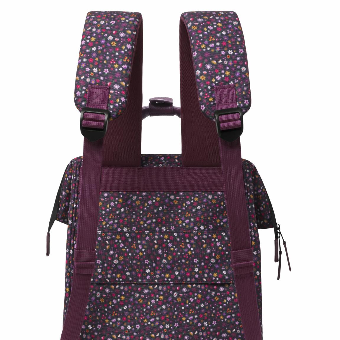 Cabaia floraler Backpack Adventurer Medium Lausanne Multico