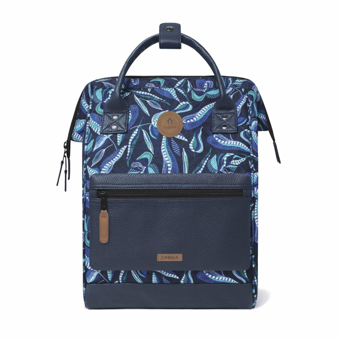 Cabaia gemusteter Backpack Paisley Adventurer Medium Fontainebleau Multico Blue