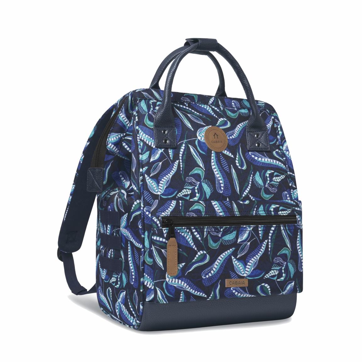 Cabaia gemusteter Backpack Paisley Adventurer Medium Fontainebleau Multico Blue