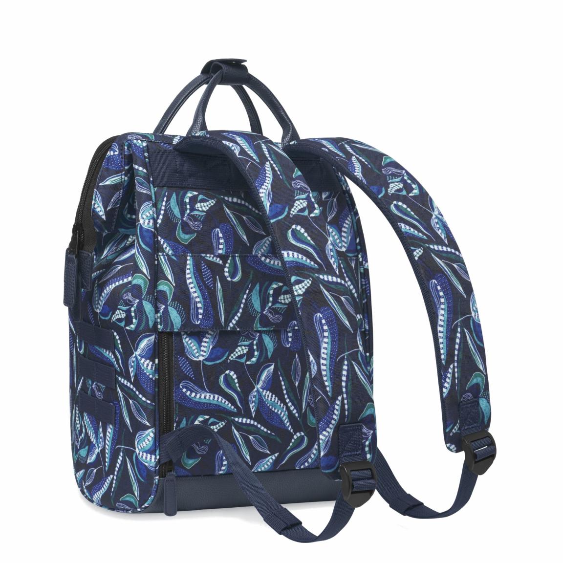 Cabaia gemusteter Backpack Paisley Adventurer Medium Fontainebleau Multico Blue