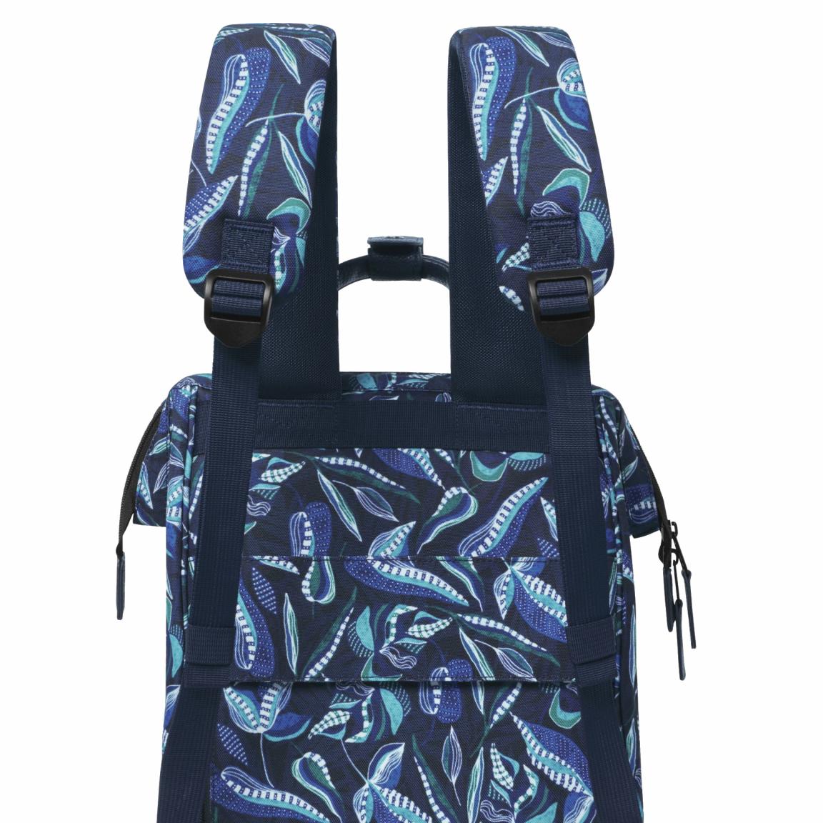 Cabaia gemusteter Backpack Paisley Adventurer Medium Fontainebleau Multico Blue