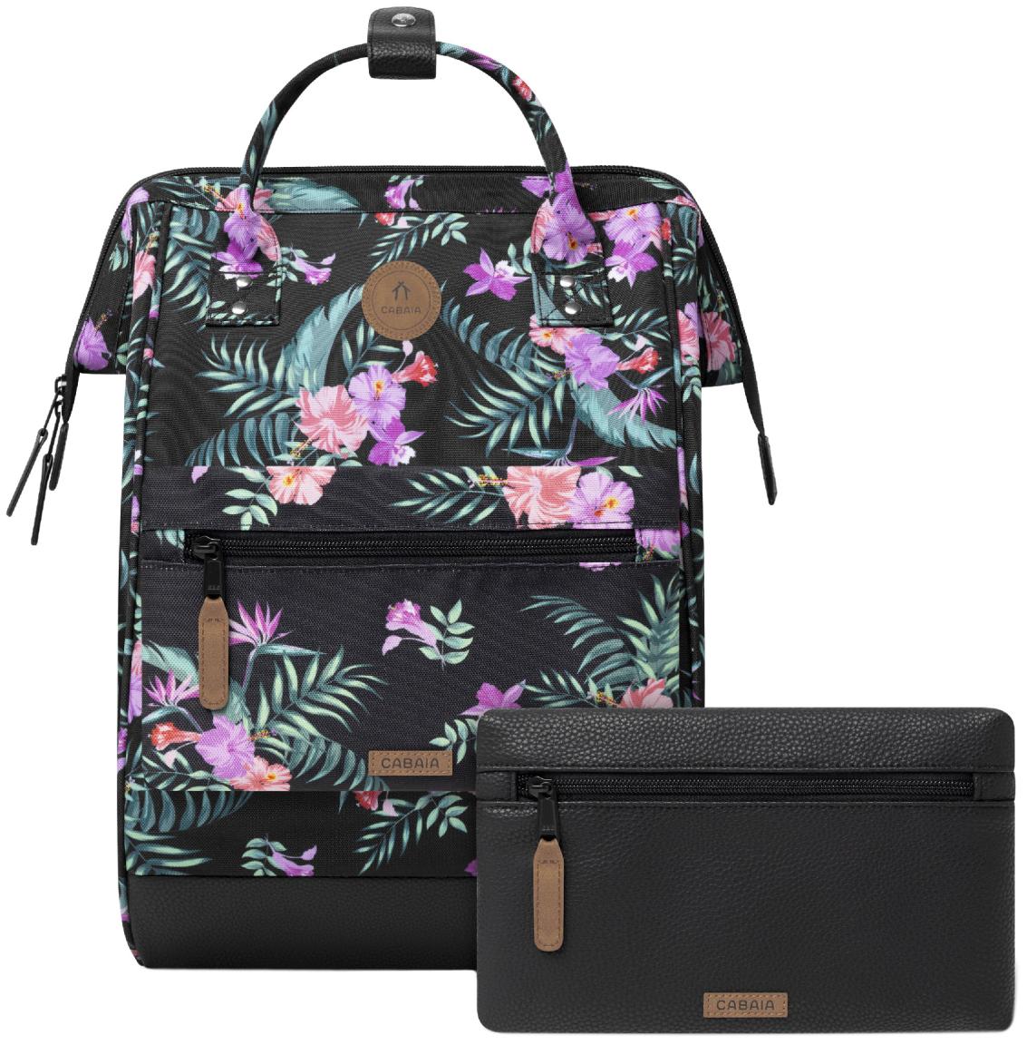 Cabaia großer Wanderrucksack schwarz Adventurer Large Valladolid bunt