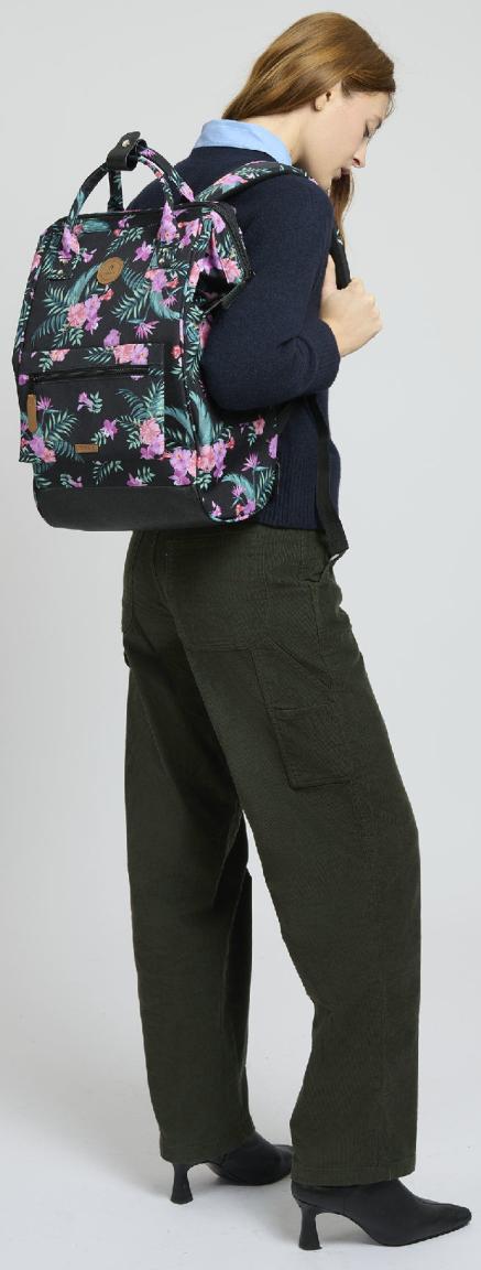 Cabaia großer Wanderrucksack schwarz Adventurer Large Valladolid bunt