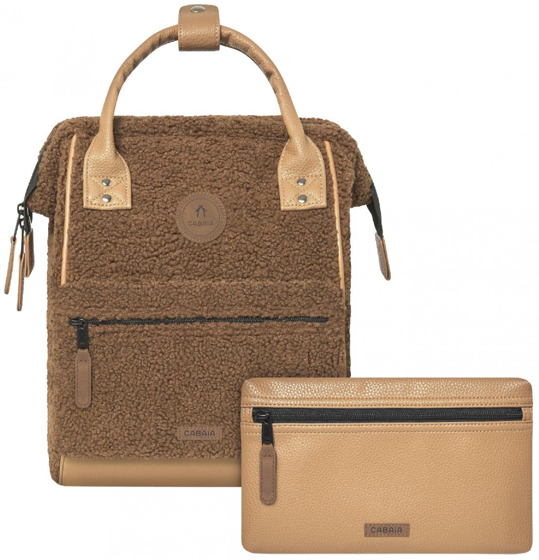 Cabaia kuscheliger Freizeitrucksack Adventurer Small Tucson braun Kontrast
