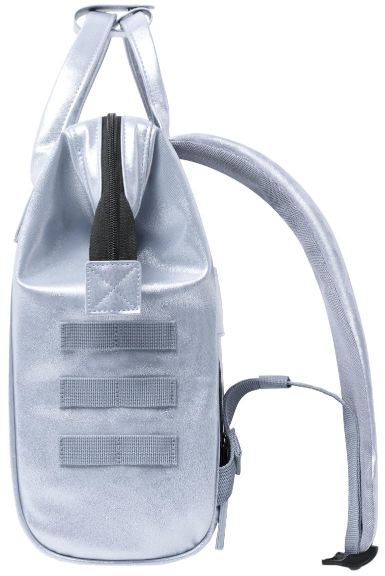 Cabaia schillernder Backpack Small Adventurer silver Fiji Schmetterling