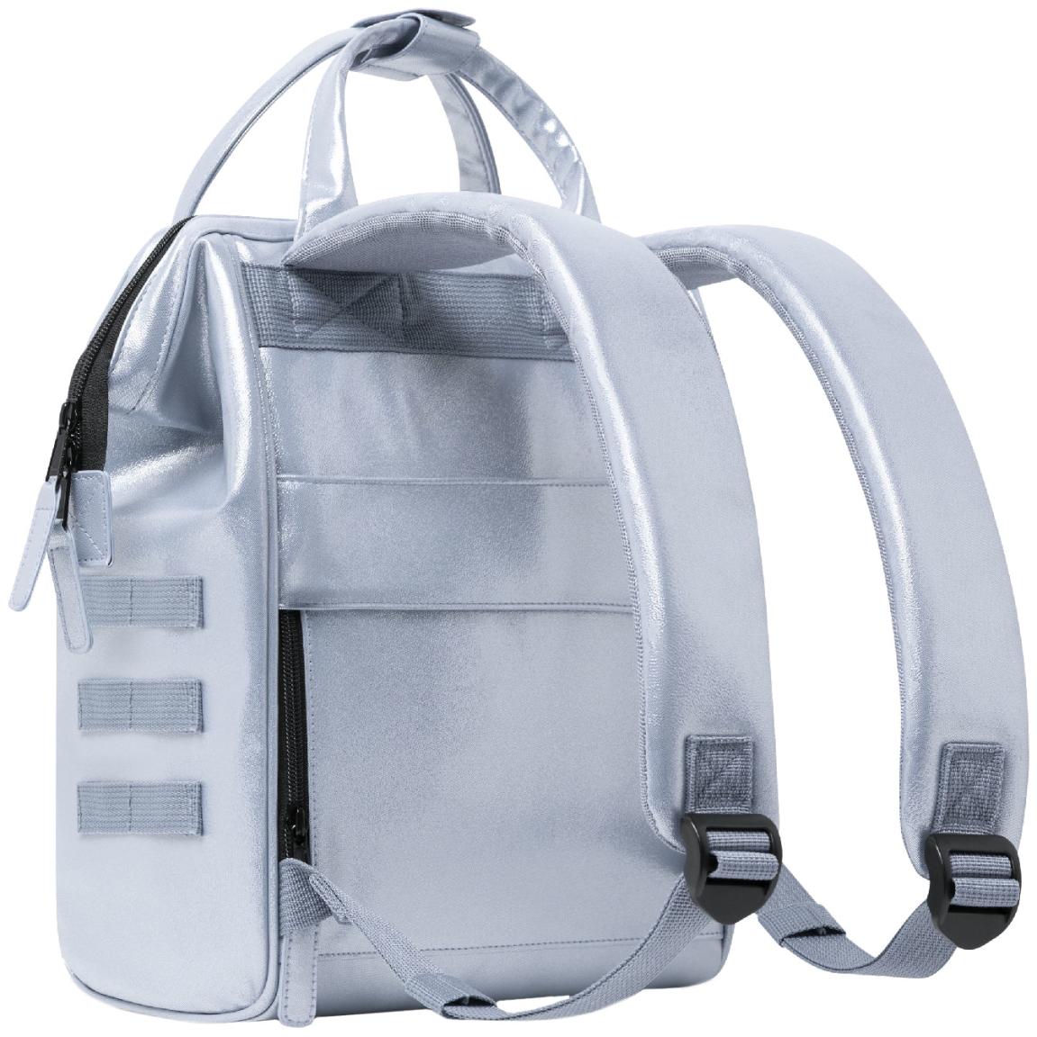 Cabaia schillernder Backpack Small Adventurer silver Fiji Schmetterling