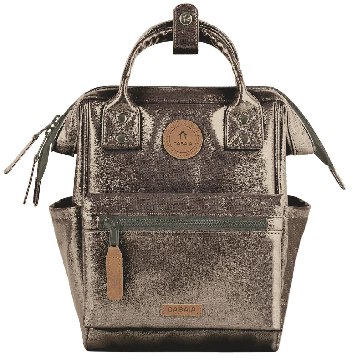 Cabaia schimmernder Minirucksack Leo Adventurer XSmall Louisville Braun