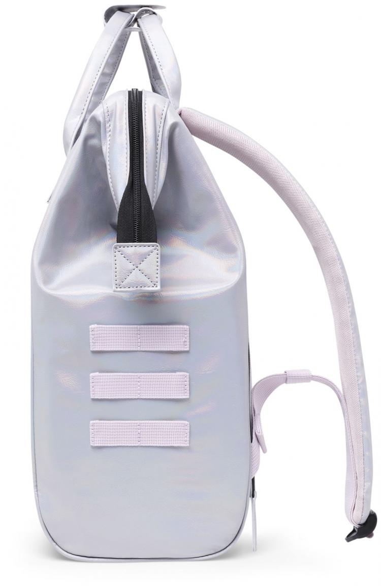 Cabaia schimmernder Tagesrucksack silver Adventurer Medium Rennes