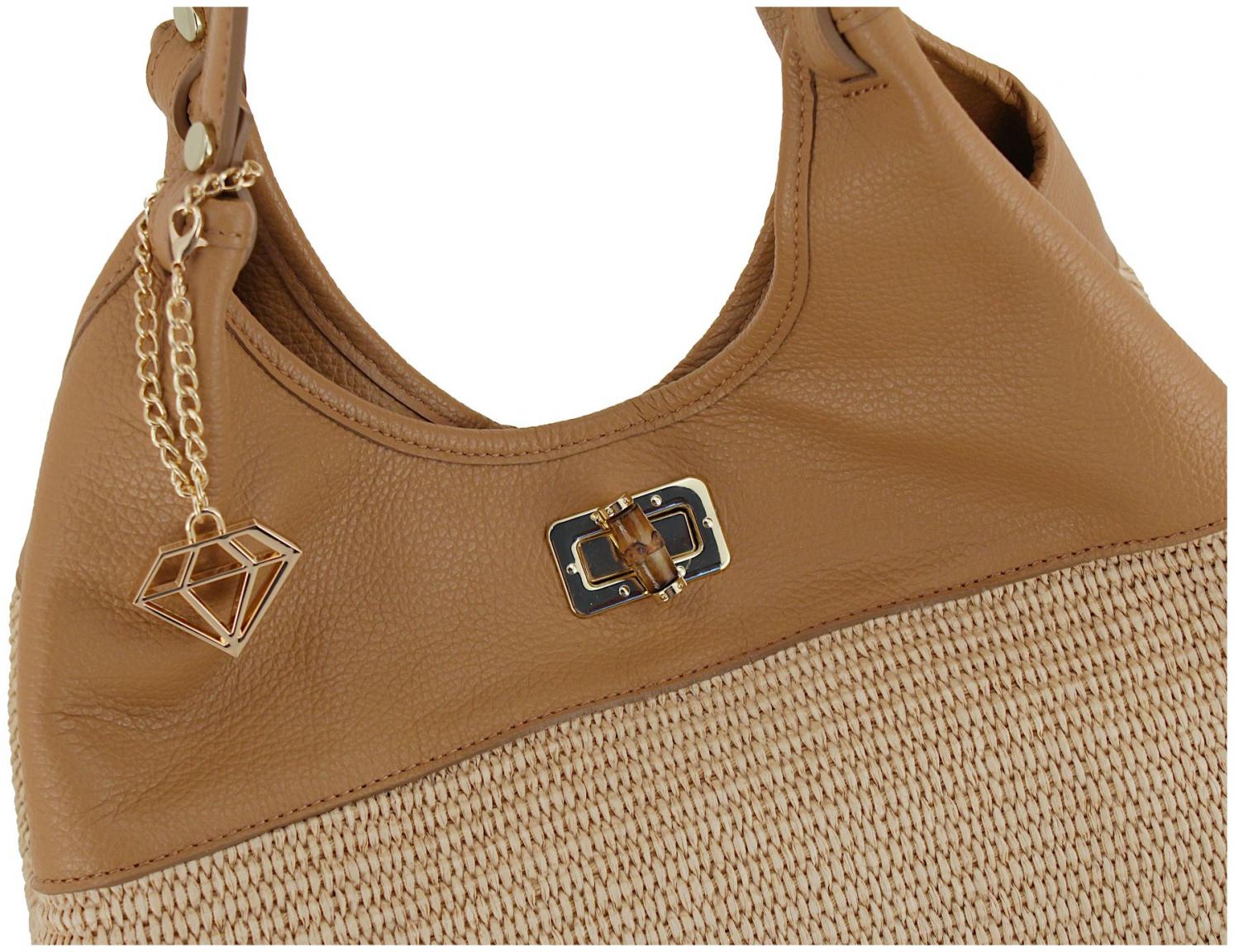 Caleidos Bastshopper Caramel Italien Leder