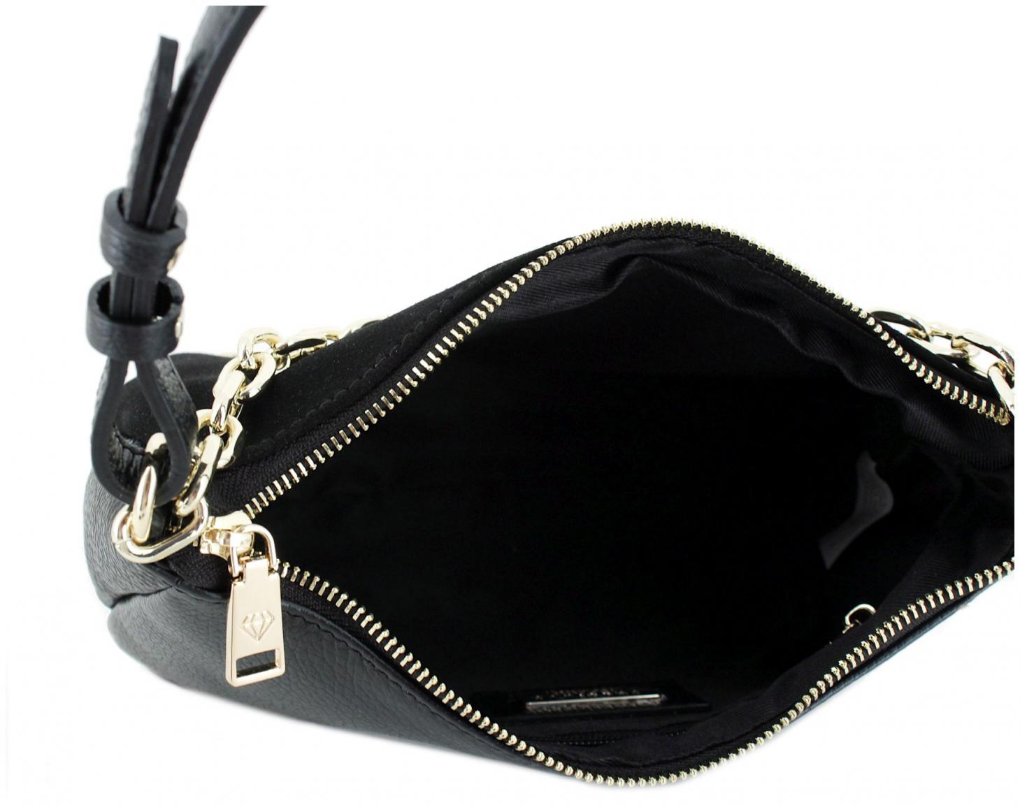 Caleidos Damen Handtasche Leder Black