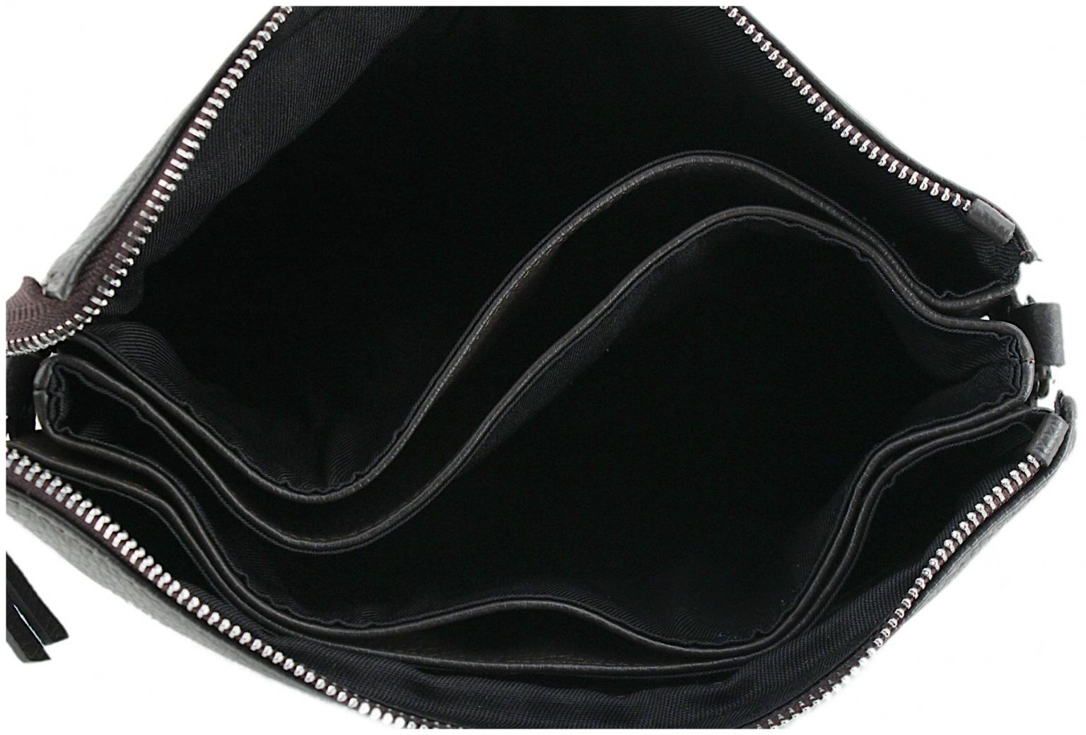 Caleidos Leder Handtasche Damen schwarz