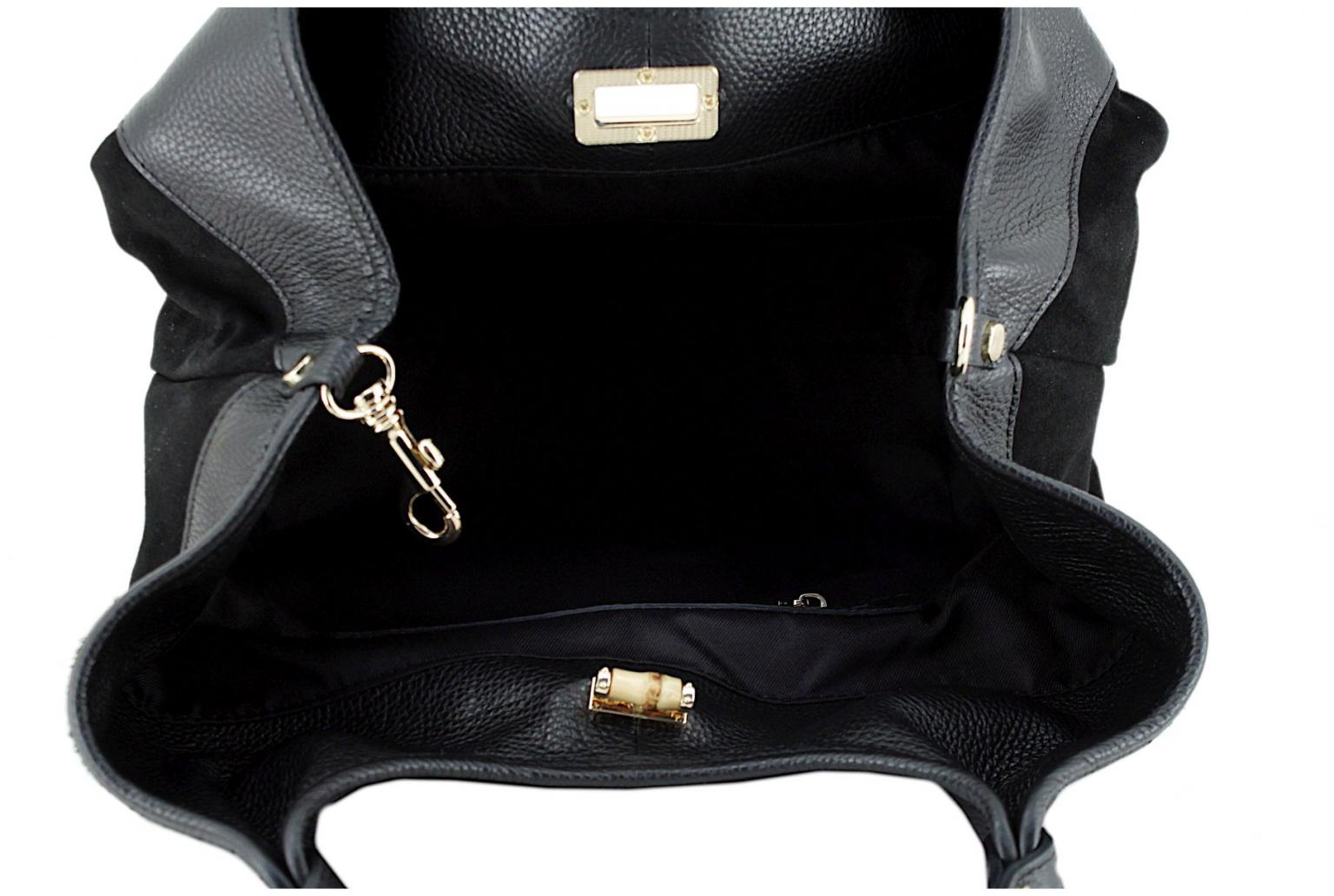 Caleidos Ledertasche Taupe Italienisches Design