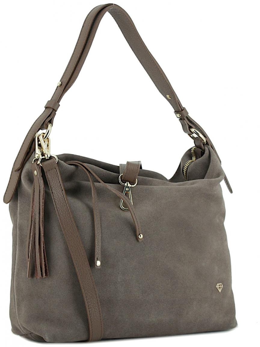 Caleidos Rauledertasche Taupe Crossover