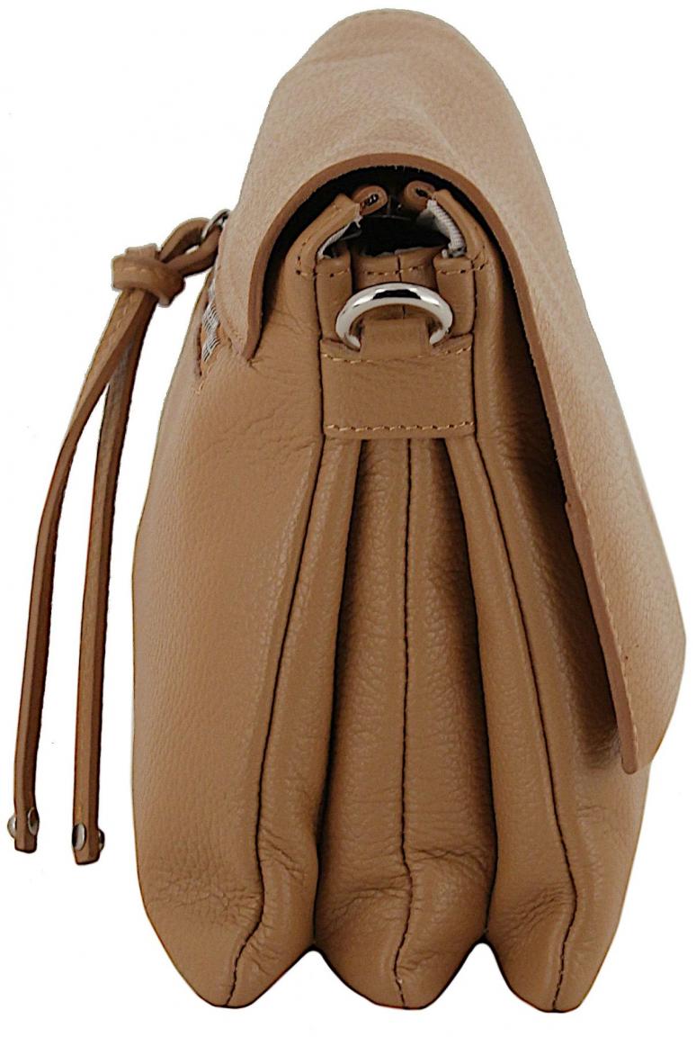 Caleidos Überschlagtasche Azzurro Leder hellblau