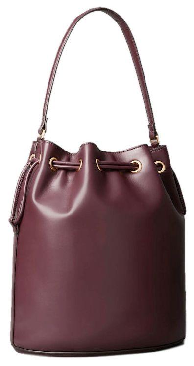 Calvin Klein Beuteltasche mit Tunnelsystem Raised CK Fudge Bordeaux 