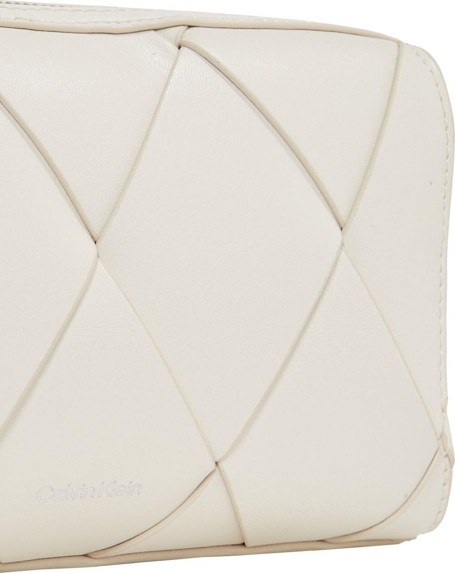 Calvin Klein Camerabag Woven Chalk Beige Crossbody