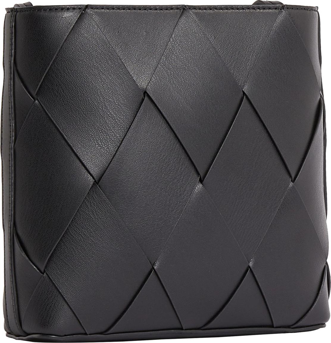 Calvin Klein Crossovertasche Small Woven Square schwarz