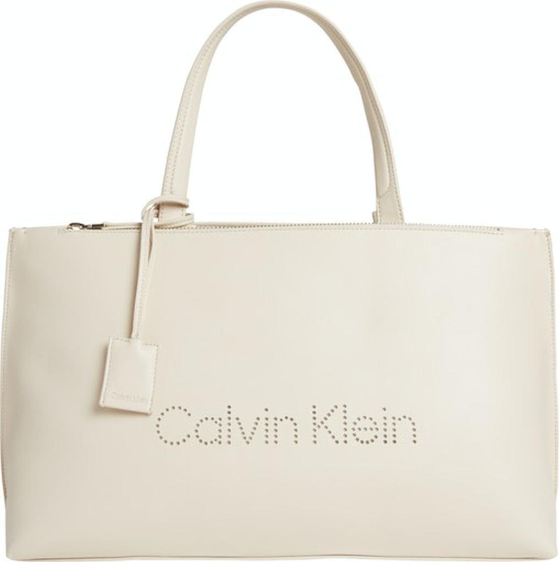 Calvin Klein Damenhandtasche CK Set Shopper LG Sand Beige