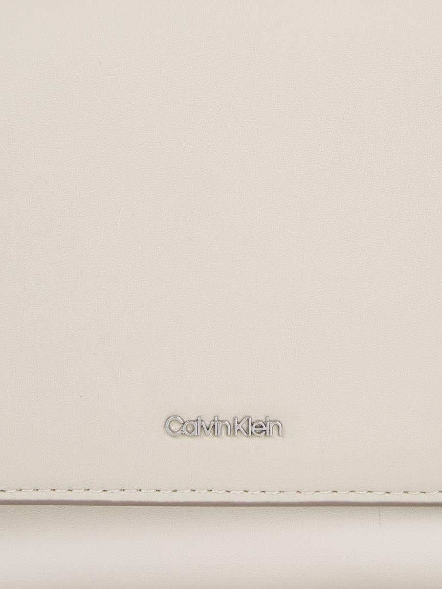 Calvin Klein Damenhandtasche Überschlag Color Block beige stoney
