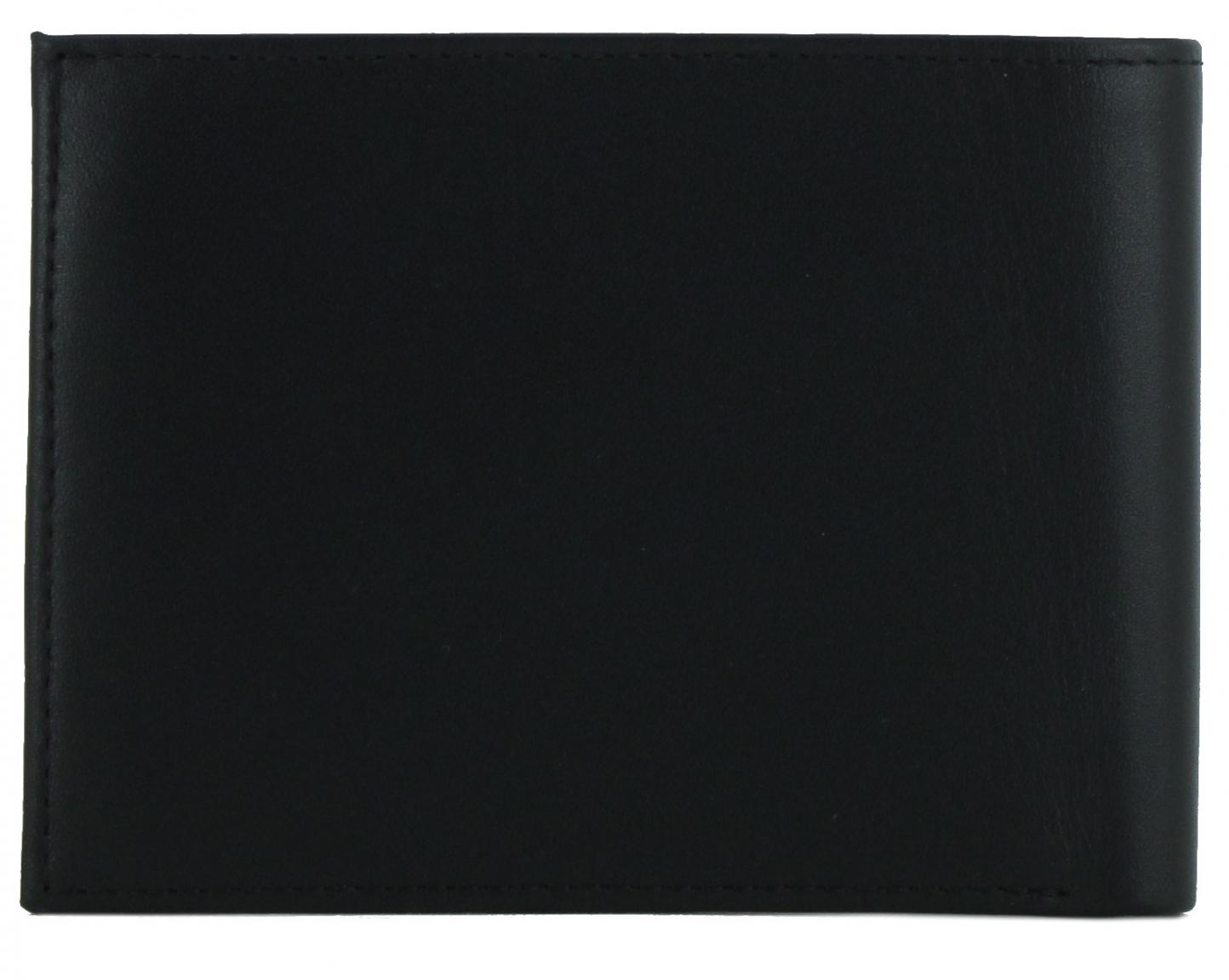 Calvin Klein Herrengeldbörse Bifold Smooth CK 5 CC Coin Glattleder schwarz