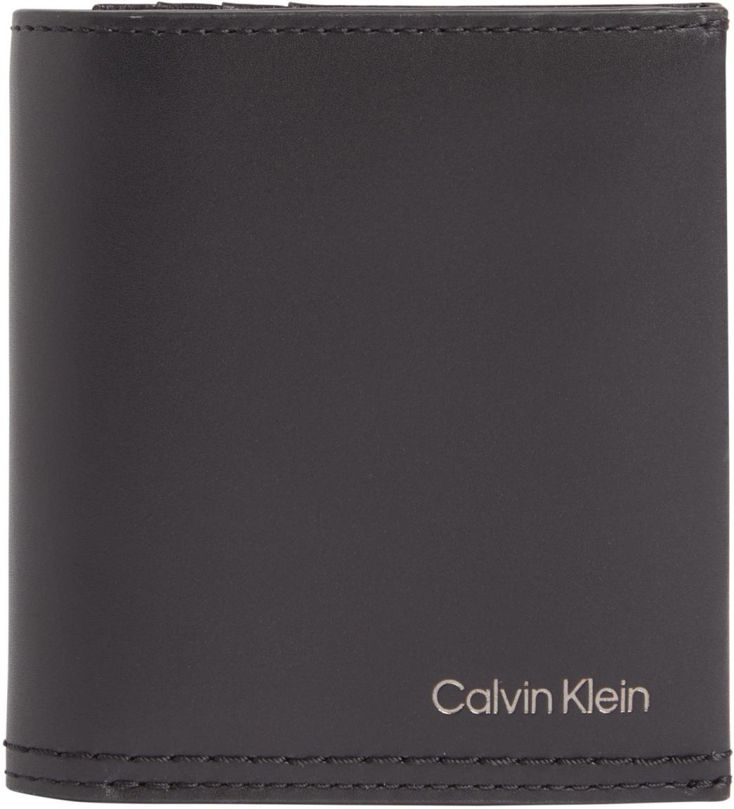 Calvin Klein Hochformat Börse Herren Duo Stitch Trifold Black